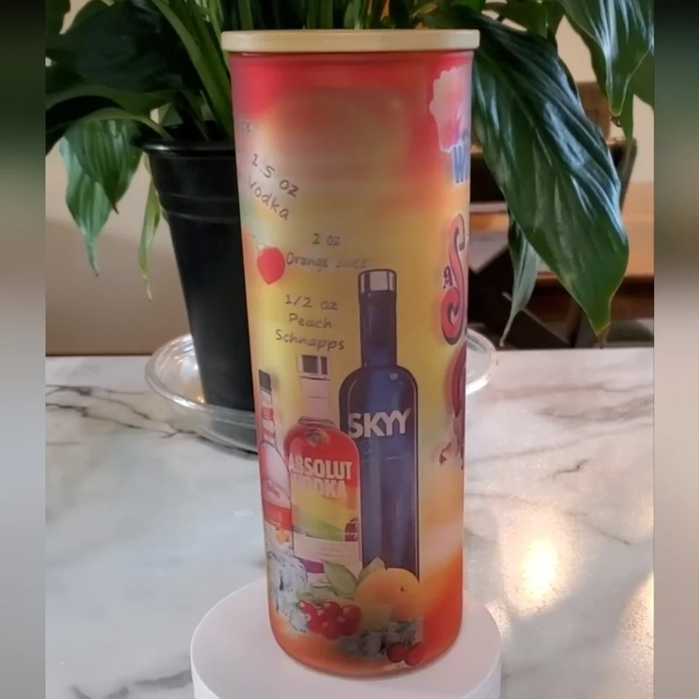 Life is Better With Your Toes In The Sand 20oz Matte Glass Tumbler w/ duo lids